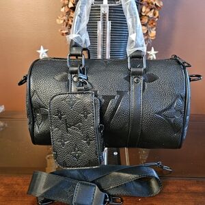 Elegant Black Woen's Crossbody Bag Set